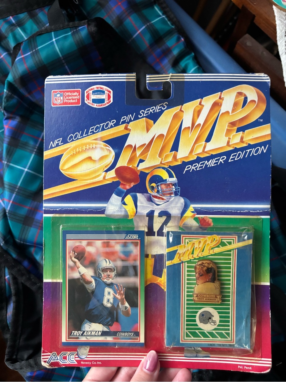 NFL 1990 MVP Premier Edition Collector Pin Set -